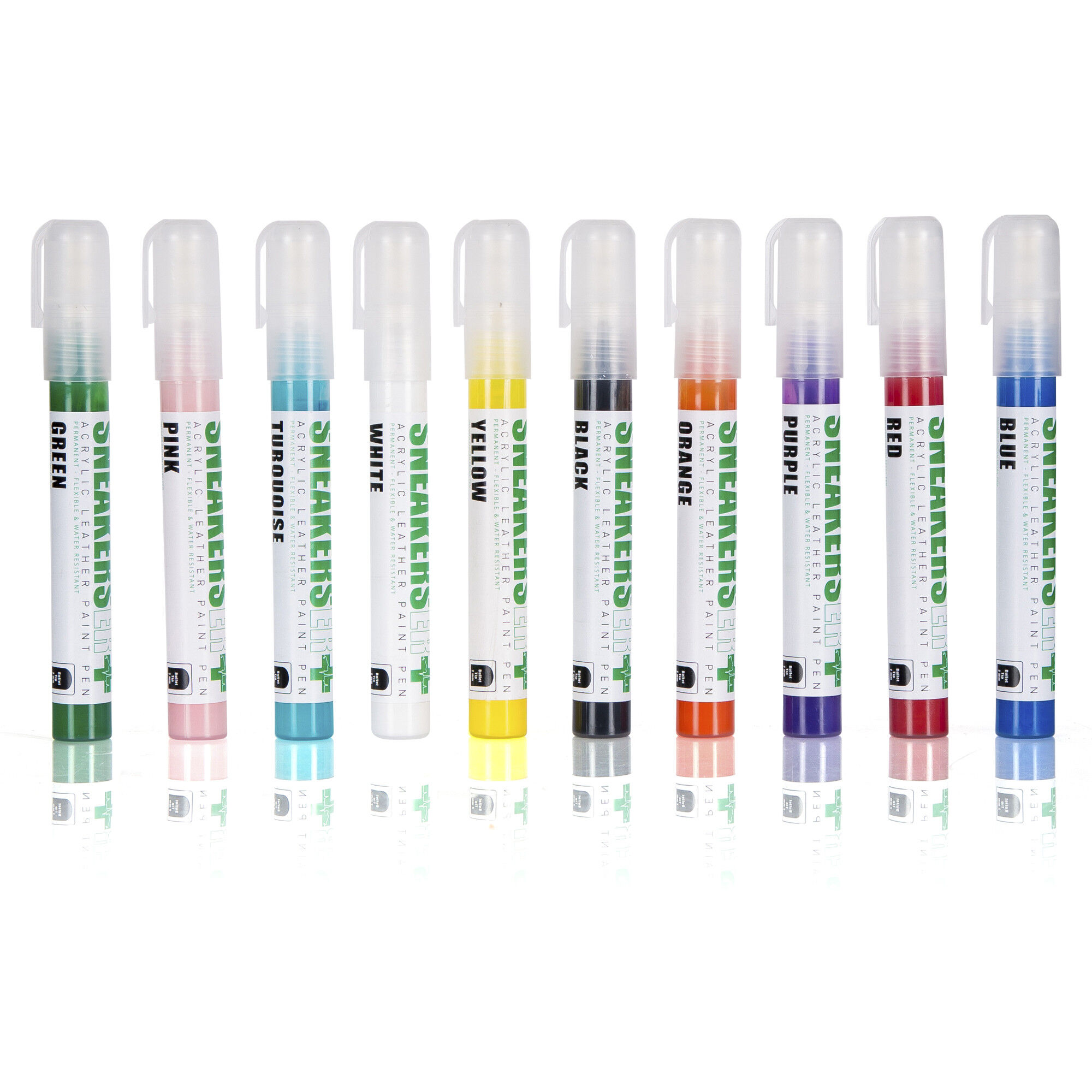 SneakersER Leerverf Pen 2mm 10 Kleuren
