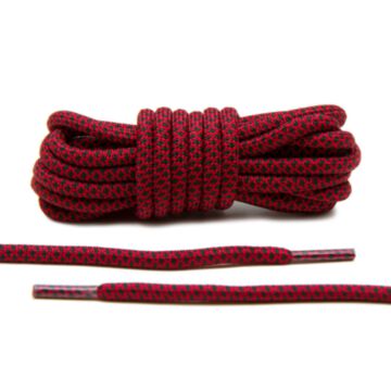Lace Lab Rope Laces Zwart/Rood 137cm